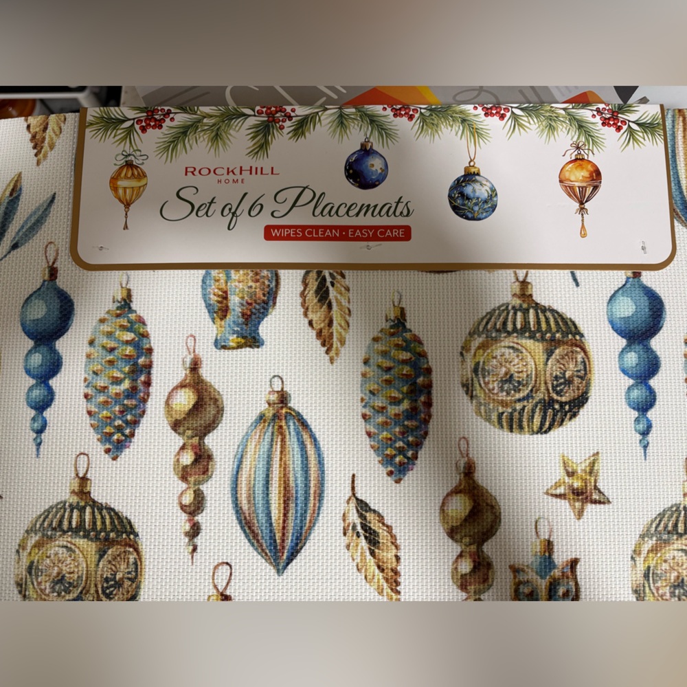 Rockhill Home Set of 6 Single Placemats - Picture 12 of 14